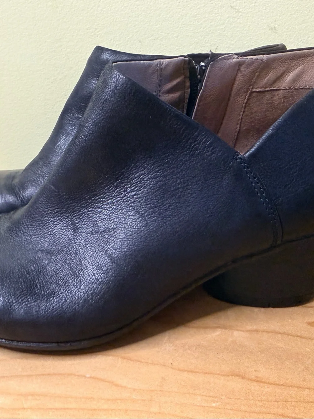Dansko Raina Ankle Booties Womens 7.5 8 38 Black Leather Comfort Casual Bohemian